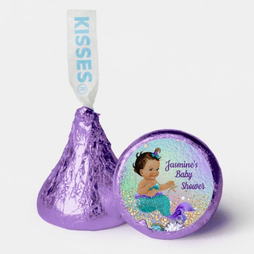 Ethnic Mermaid Baby Shower Hershey Kisses Hersheys Kisses