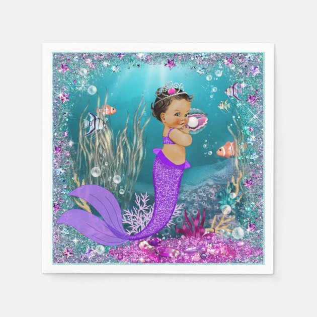 ethnic mermaid baby shower decorations