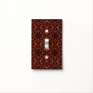 Ethnic modern geometric pattern 2 light switch cover