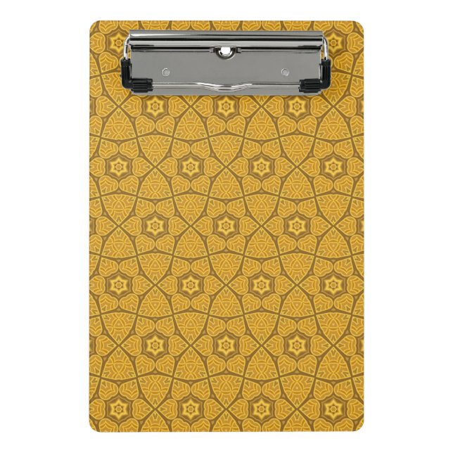 Ethnic modern geometric pattern 2 mini clipboard (Front)