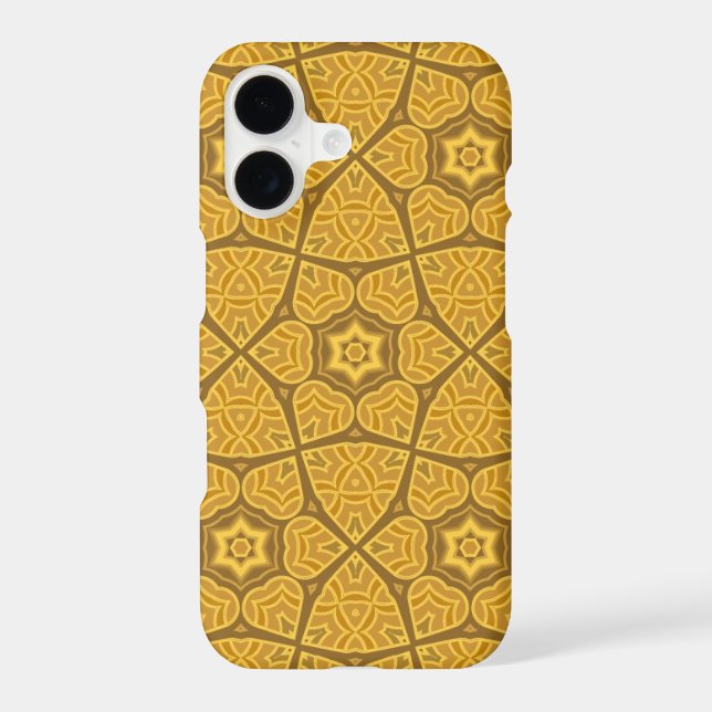 Ethnic modern geometric pattern iphone case (Back)