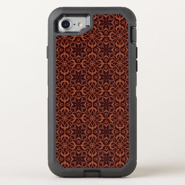 Ethnic modern geometric pattern otterbox iPhone case (Back)