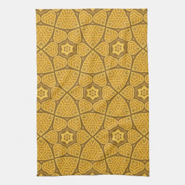 Ethnic modern geometric pattern towel (Vertical)