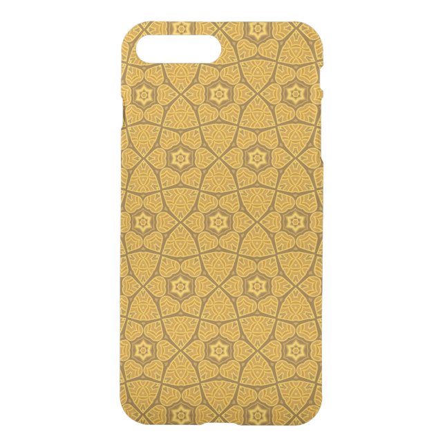 Ethnic modern geometric pattern uncommon iPhone case (Back)