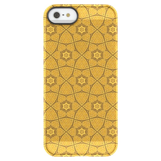 Ethnic modern geometric pattern uncommon iPhone case (Back)