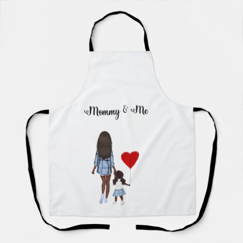 Ethnic Mommy and Me All_Over Print Apron