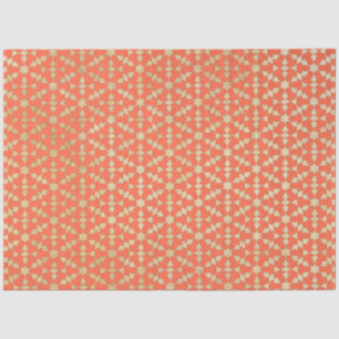 Ethnic Moroccan Geometric Mosaic Pattern Tissue Paper