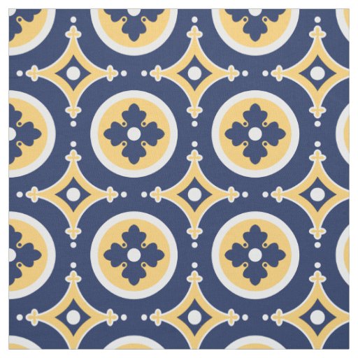Ethnic Moroccan Pattern Fabric