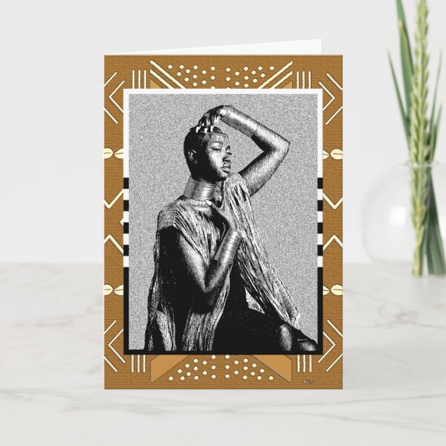 Ethnic Mother's Day Holiday Card (Front)