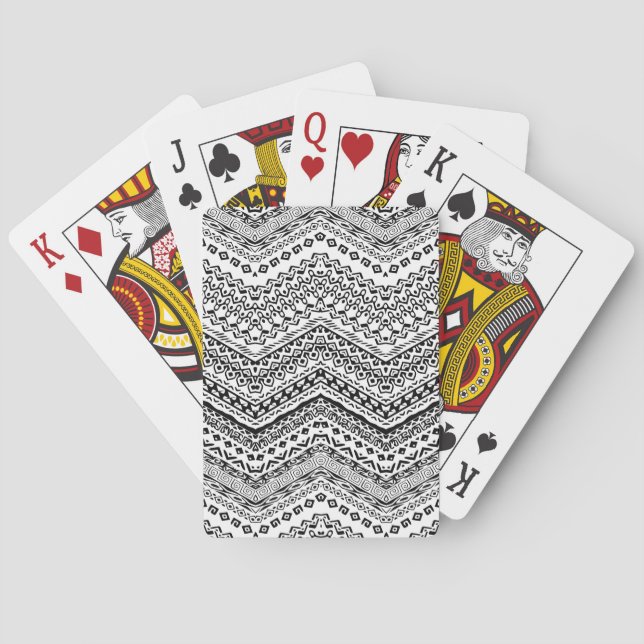 Ethnic Motifs 2 Poker Cards (Back)