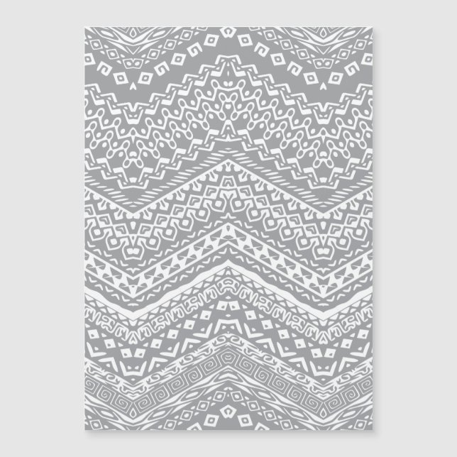 Ethnic Motifs 6 Magnetic Invitation (Front)