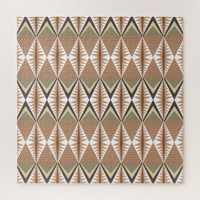 Ethnic Motifs: Elegant Folk Pattern. Jigsaw Puzzle (Vertical)
