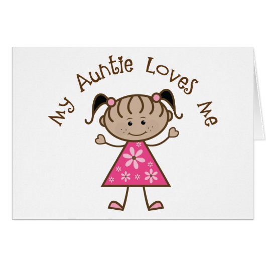 Ethnic My Aunt Loves Me Gift (Front Horizontal)