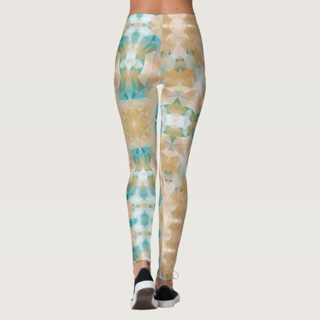 Ethnic national ornament leggings (Back)