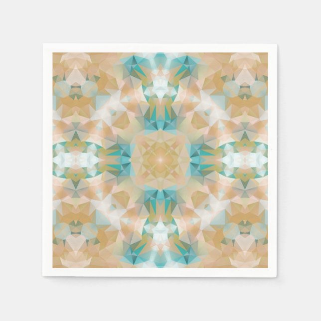 Ethnic national ornament paper napkins (Front)