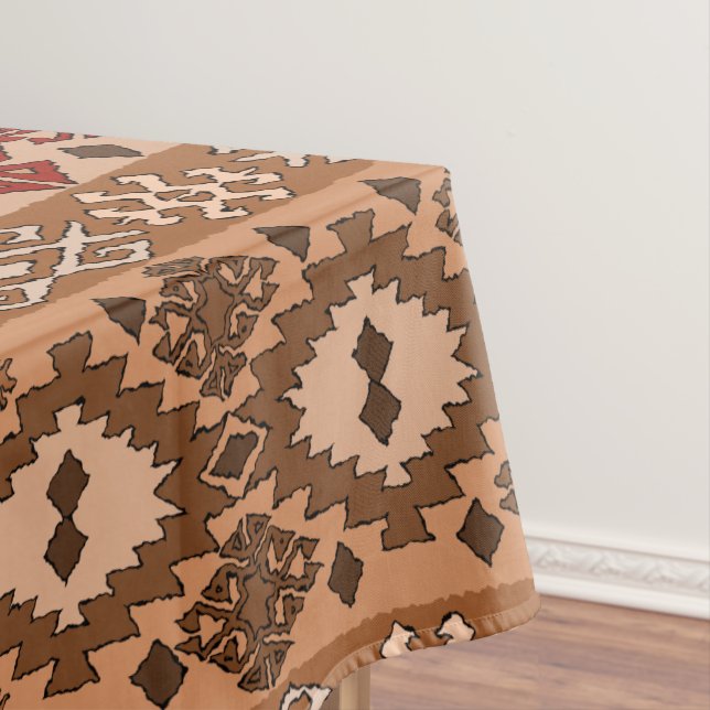 Ethnic ,native style pattern tablecloth (In Situ)