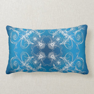 Ethnic Oriental Circle Ornament Lumbar Pillow