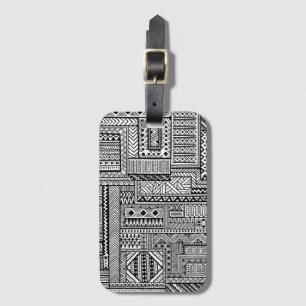 Ethnic Ornament Luggage Tag