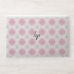 Ethnic Paisley Floral Pink HP Laptop Skin