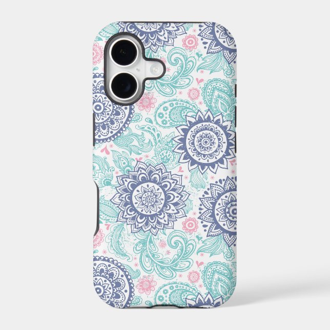 Ethnic Paisley Pattern Iphone Case (Back)