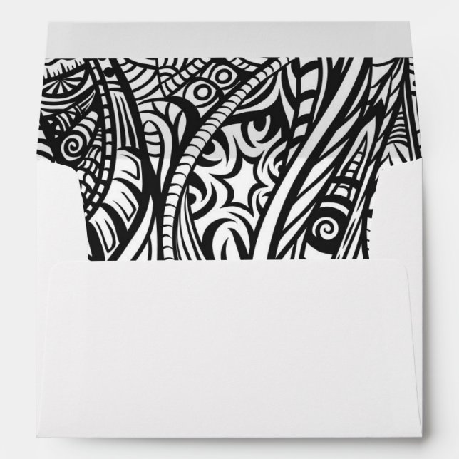 Ethnic pattern 3 envelope (Back (Bottom))