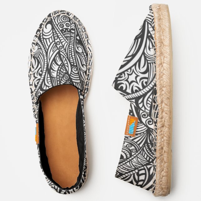 Ethnic pattern 3 espadrilles (Side)
