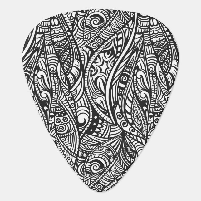 Ethnic pattern 3 guitar pick (Front)