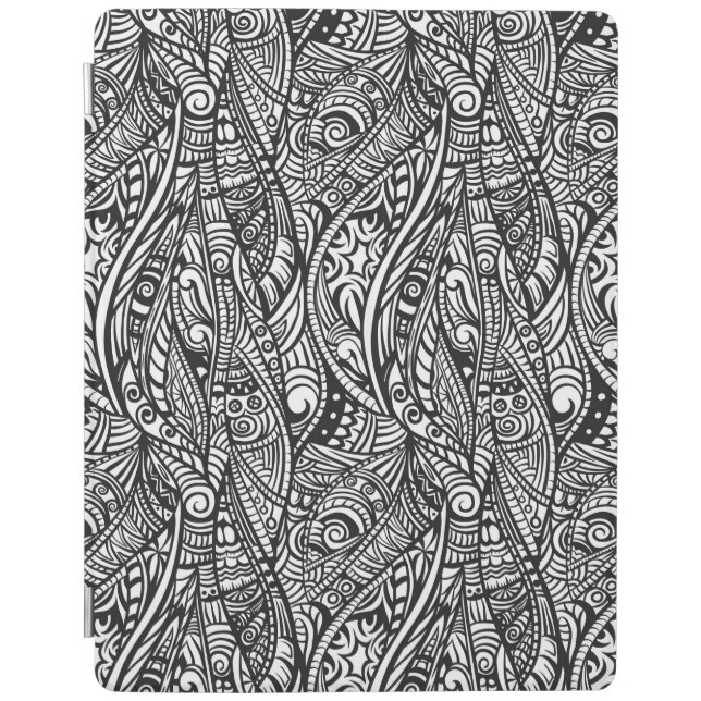 Ethnic pattern 3 iPad smart cover (Front)