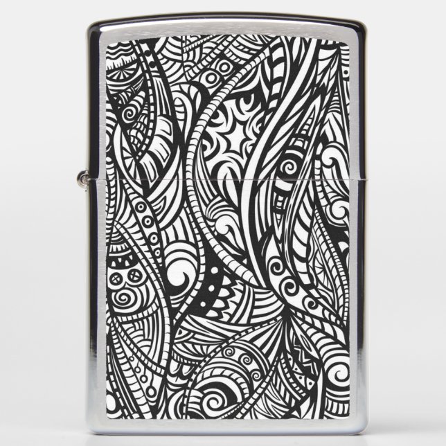Ethnic pattern 3 zippo lighter (Front)