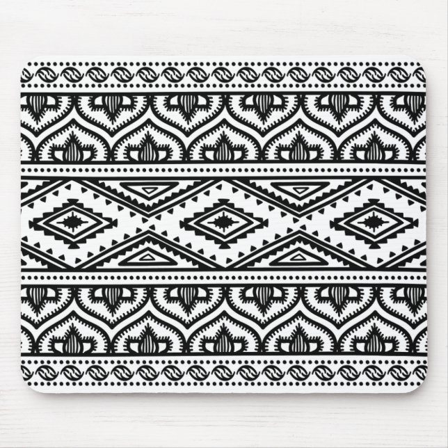 Ethnic Pattern Design Mouse Pad (Front)