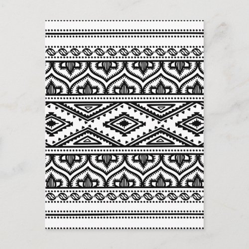 Ethnic Pattern Design Postcard