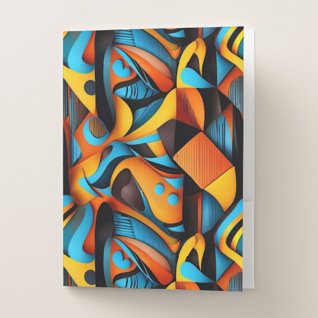 ethnic pattern, Ethnic, Ethnic Pocket Folder (Front)