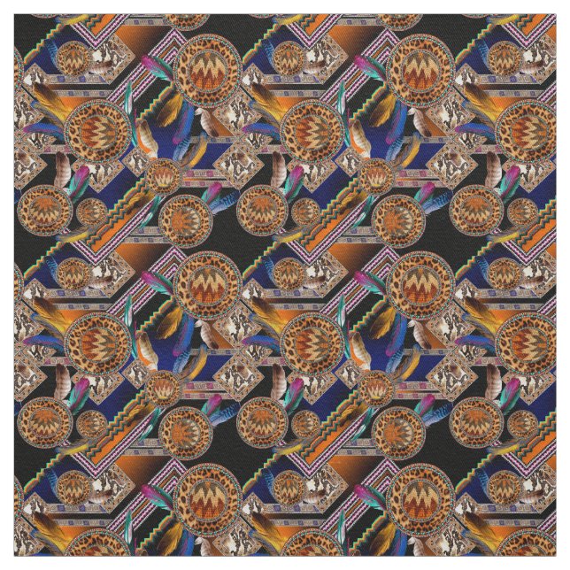 Ethnic Pattern  Fabric (Swatch)