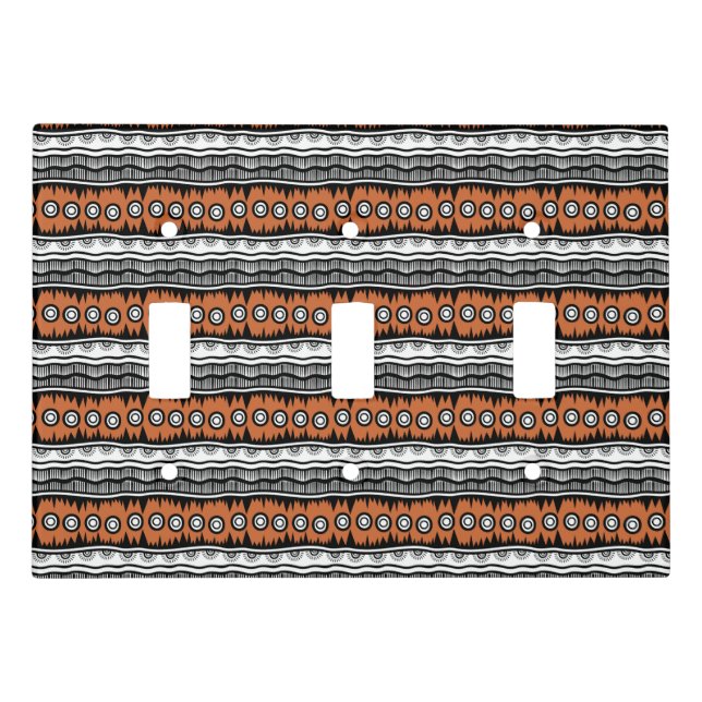 Ethnic Pattern  Light Switch Cover (Front)