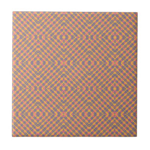 Ethnic Pattern Print Ceramic Tile