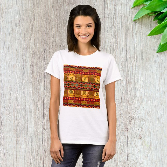 Ethnic Pattern T-Shirt (Creator Uploaded)