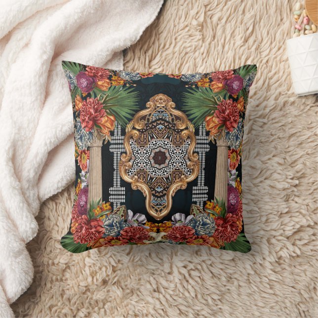 Ethnic Pattern  Throw Pillow (Blanket)