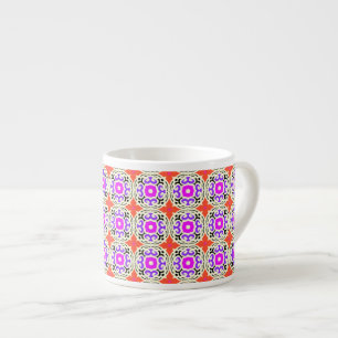Ethnic Pattern with Moroccan Motifs Espresso Cup