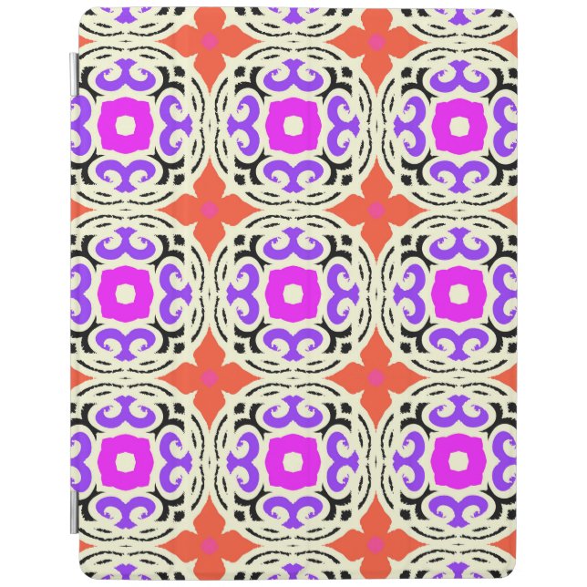 Ethnic Pattern with Moroccan Motifs iPad Smart Cover (Front)
