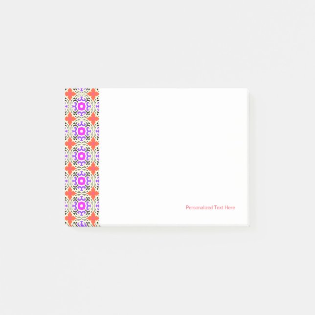 Ethnic Pattern with Moroccan Motifs Post-it Notes (Front)