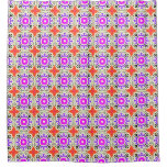 Ethnic Pattern with Moroccan Motifs Shower Curtain
