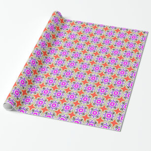 Ethnic Pattern with Moroccan Motifs Wrapping Paper