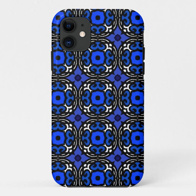 Ethnic Pattern with Turkish Motifs Case-Mate iPhone Case (Back)
