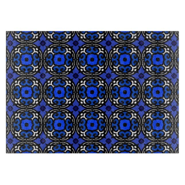 Ethnic Pattern with Turkish Motifs Cutting Board (Front)