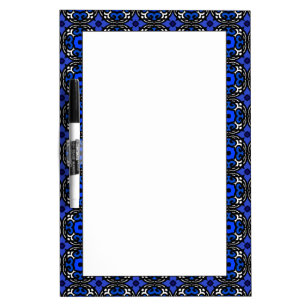 Ethnic Pattern with Turkish Motifs Dry Erase Board