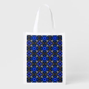 Ethnic Pattern with Turkish Motifs Grocery Bag