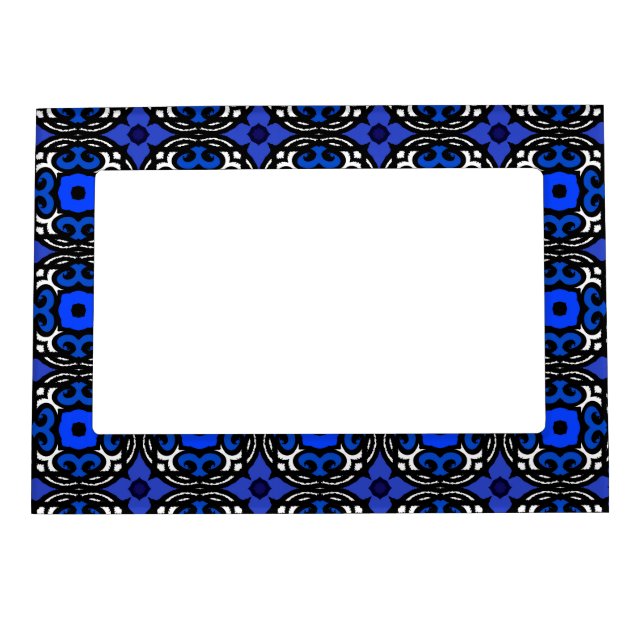 Ethnic Pattern with Turkish Motifs Magnetic Frame (Front)