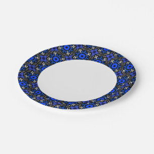 Ethnic Pattern with Turkish Motifs Paper Plates