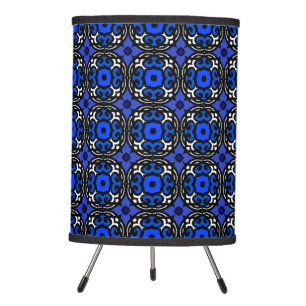 Ethnic Pattern with Turkish Motifs Tripod Lamp