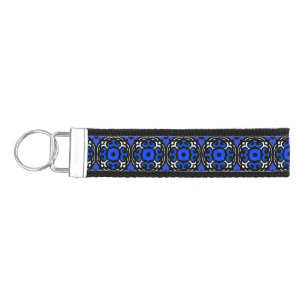 Ethnic Pattern with Turkish Motifs Wrist Keychain